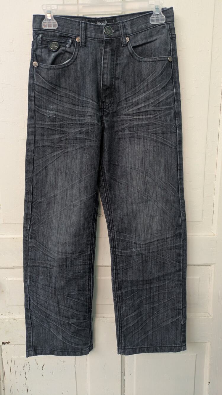 ROK Jeans Black Stone Washed Womens 10